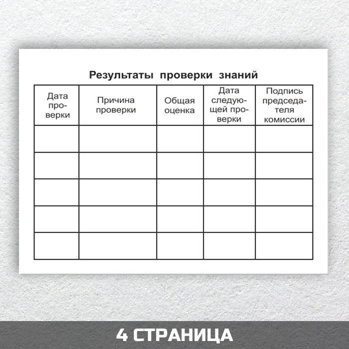 Журнал эксплуатации тепловых энергоустановок. Лист проверки знаний. Журнал проверки знаний по тепловым энергоустановкам.