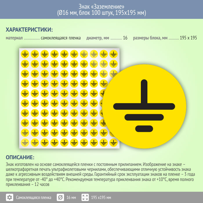 Заземление знак фото