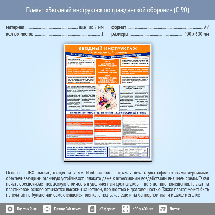 Программа вводного инструктажа по гражданской обороне 2022 образец