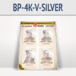     4  4     (BP-4K-V-SILVER)