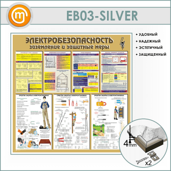 Стенд «Электробезопасность. Заземление и защитные меры» (EB-03-SILVER)
