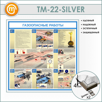 Стенд «Газоопасные работы» (TM-22-SILVER)