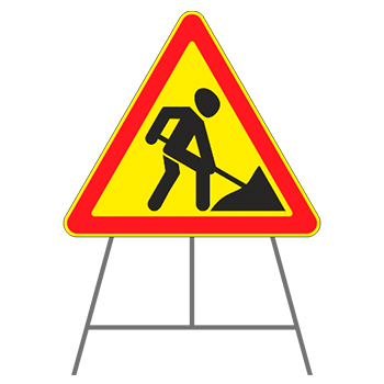 Опора под 1 дорожный знак