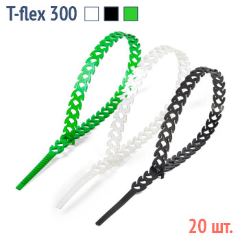 Кабельная стяжка разъемная фигурная (20 шт.)