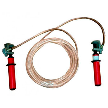 Заземление для пожарных машин ЗПМ-1 машинное S=16 мм, L=15 м