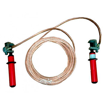 Заземление для пожарных машин ЗПМ-1 машинное S=25 мм, L=30 м