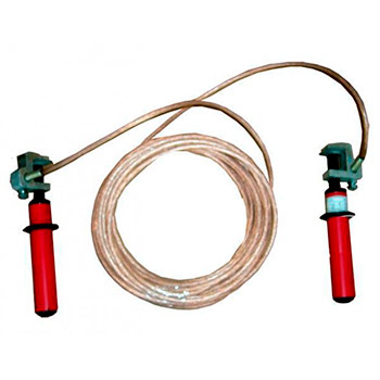 Заземление для пожарных машин ЗПМ-1 (машинное) S=25 мм, L=20 м