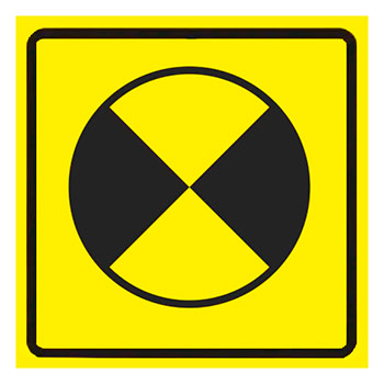 Тактильная пиктограмма «Световой маяк», ДС59 (пленка, 200х200 мм)